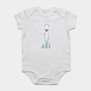 Weird poodles - don't worry, be happy Baby Bodysuit